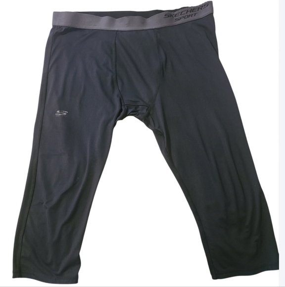 Men Black Skelchers Sport Training/Workout Leggings - Picture 1 of 5